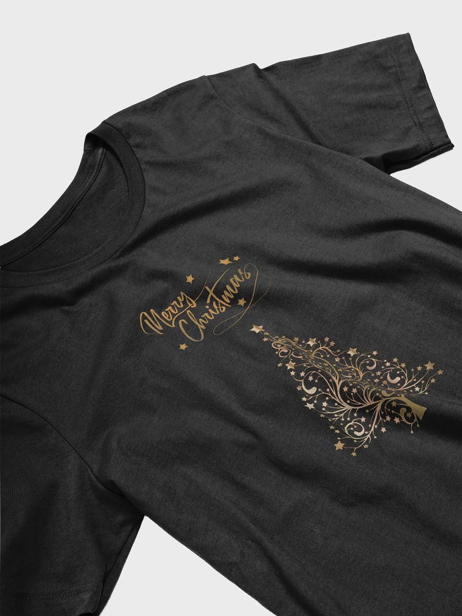 Golden Christmas Tree Merry Christmas T-Shirt - Rose product image (3)