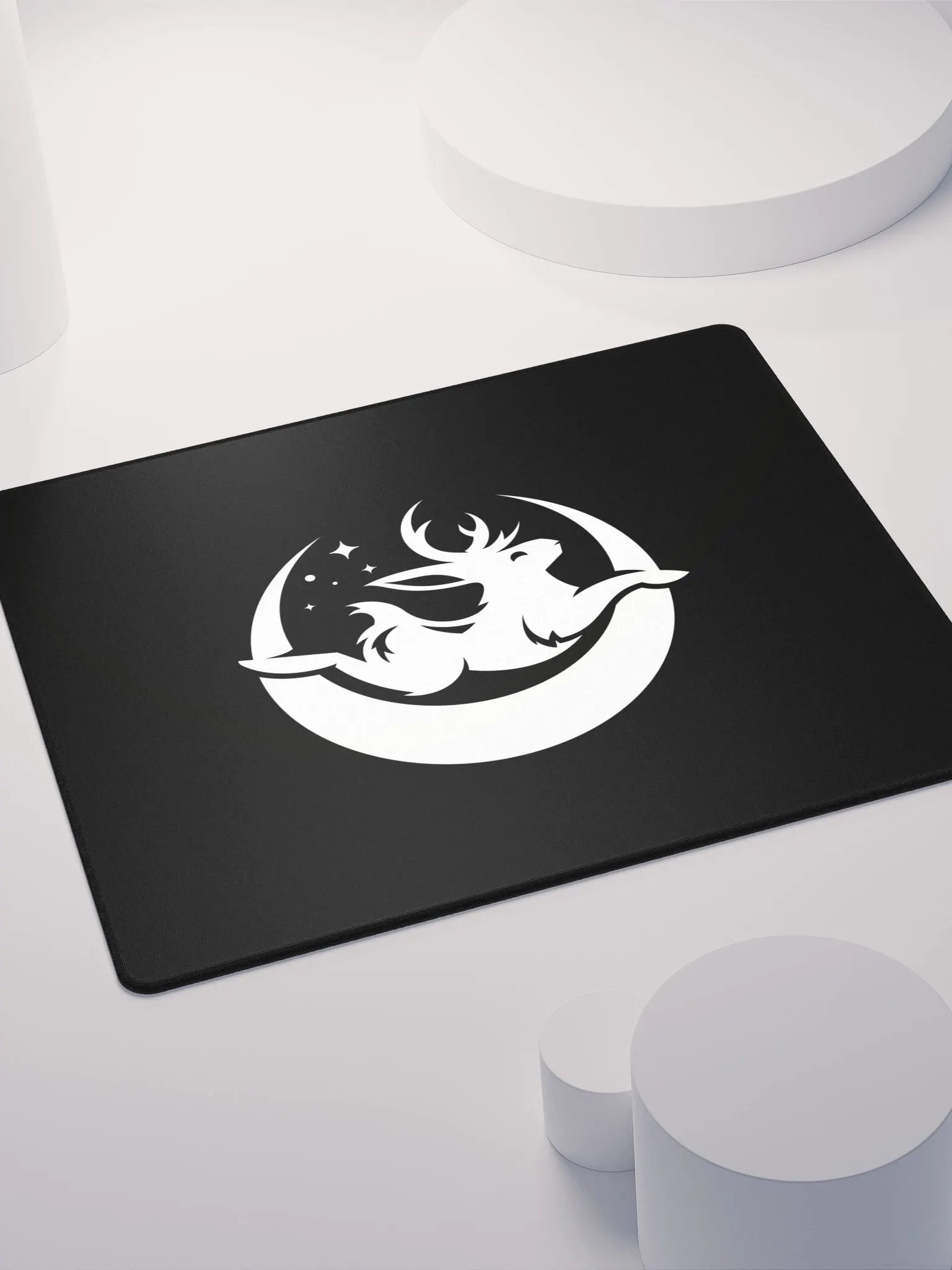 White Moonbound Gaming Mousepad product image (4)