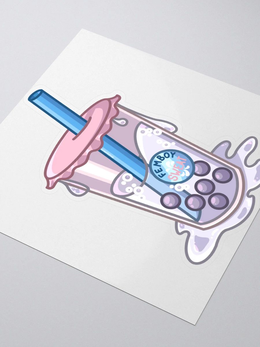 Femboy Sweat Boba Sticker product image (7)