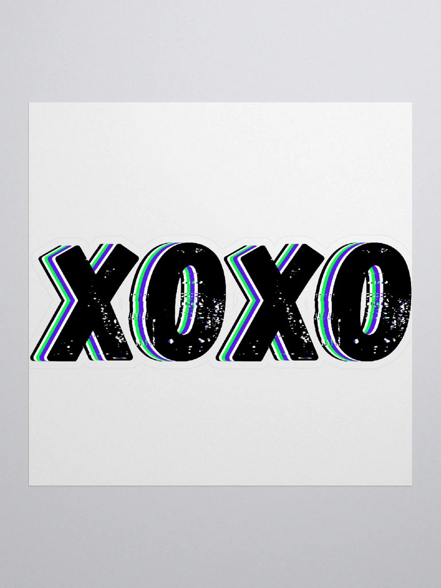 XOXO Sticker - Black product image (1)