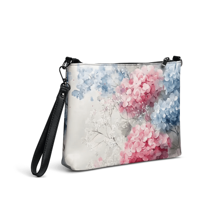 Dreamy Hydrangea All-Over Print Crossbody Bag product image (4)