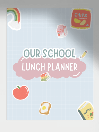 FREE School Lunch Planner