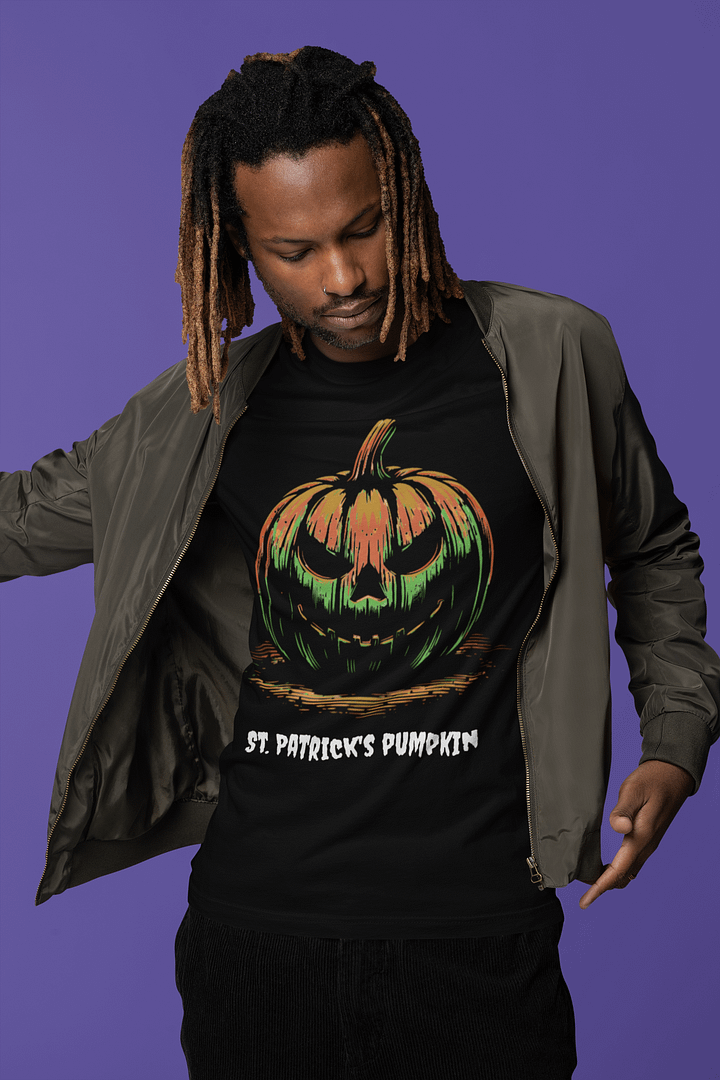 Glowing St. Patrick's Pumpkin T-Shirt product image (1)