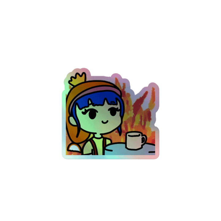 Everything Is Fine Holographic Sticker product image (1)