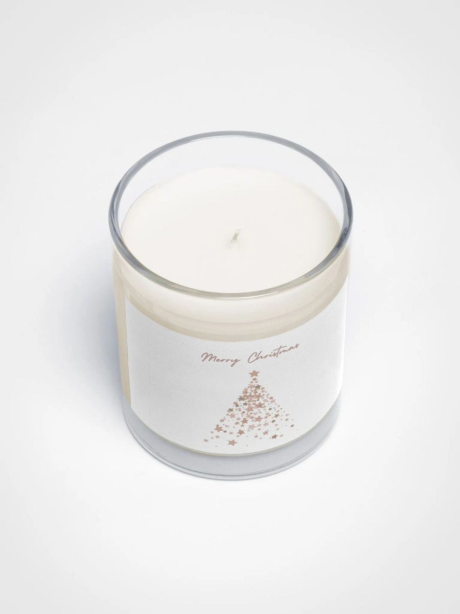 Rose Gold Star Christmas Tree Candle product image (3)