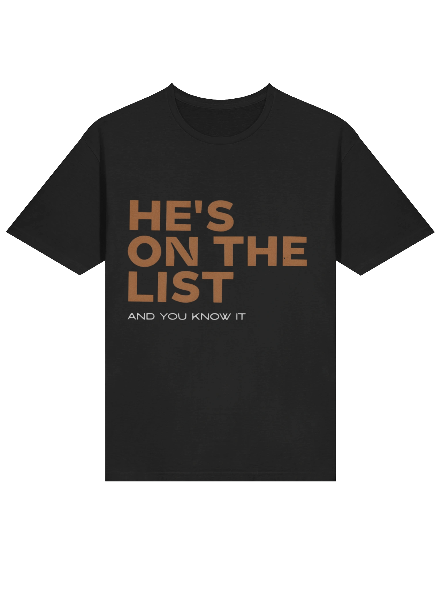 He’s On The List And You Know It Christmas Shirt product image (2)