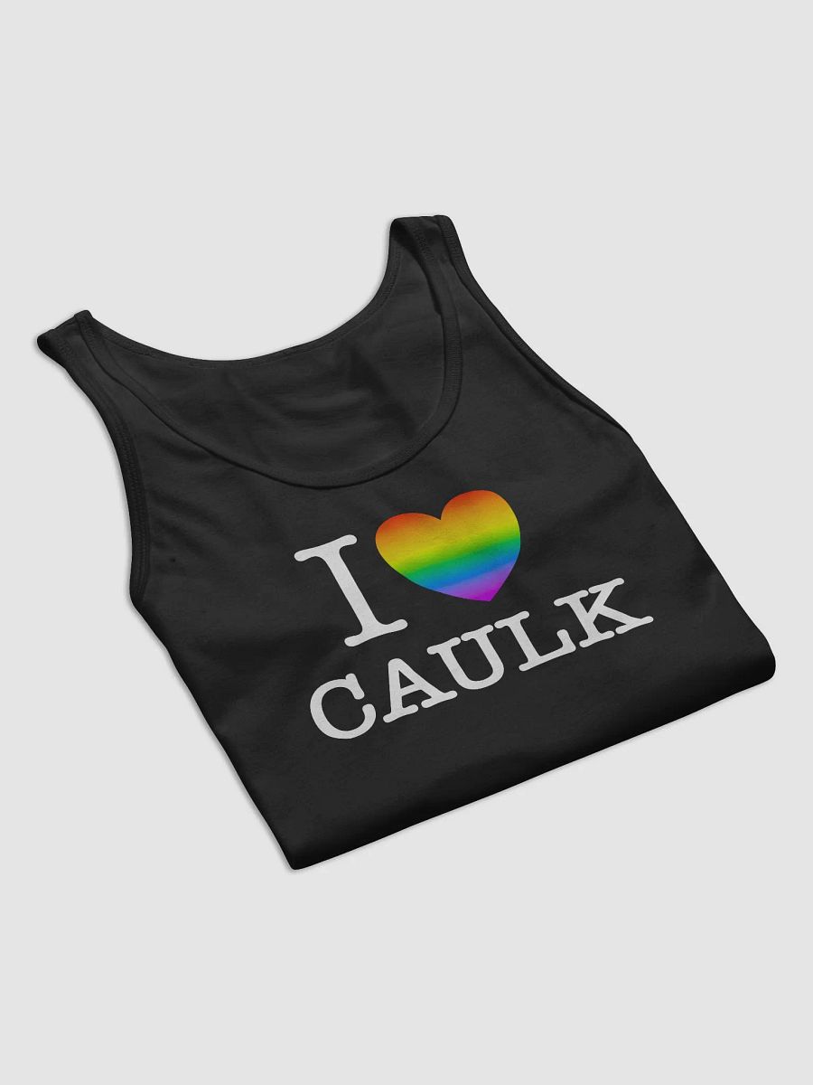 I LOVE CAULK Rainbow / Dark Tank Top product image (4)