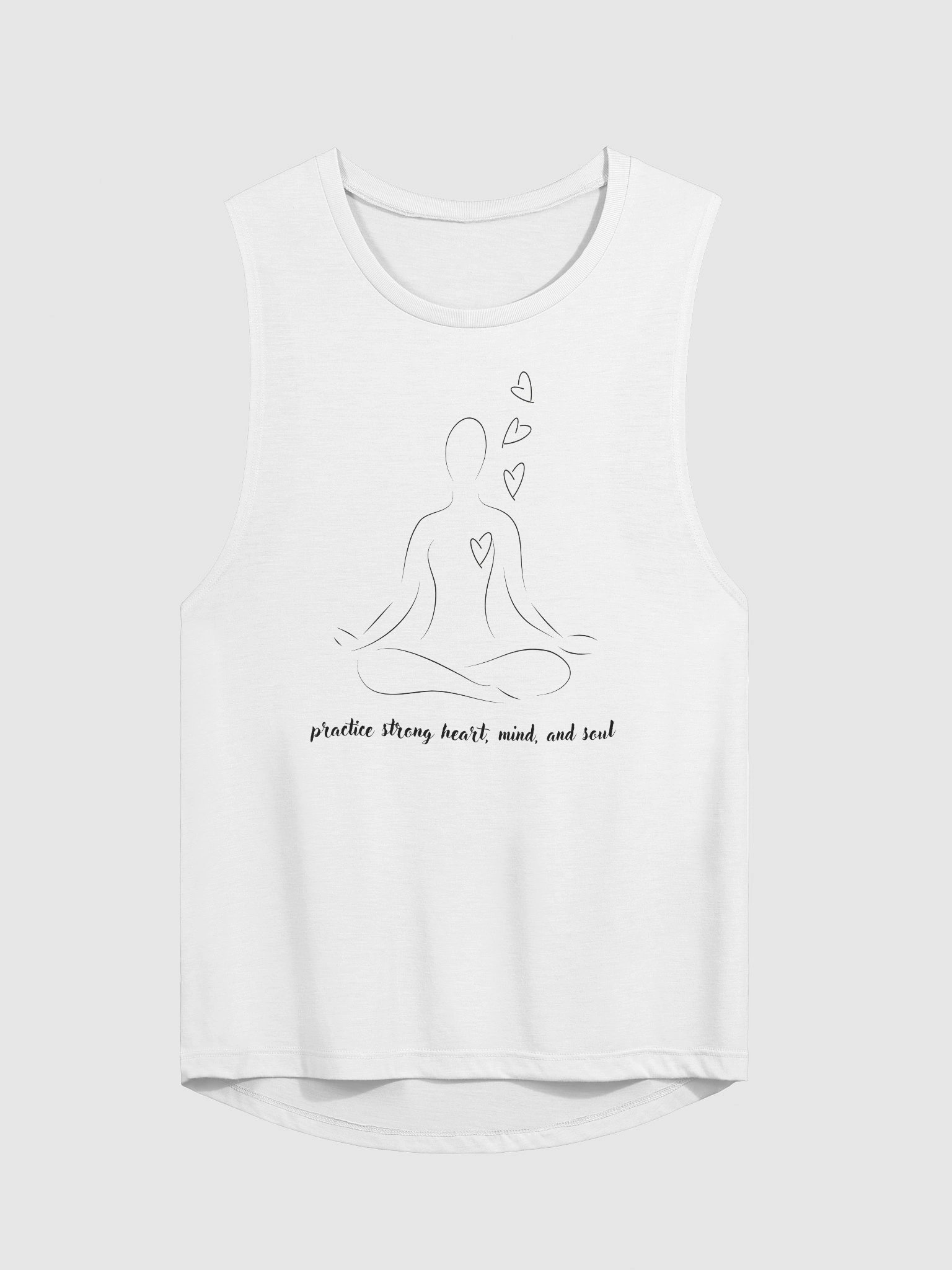 Practice Strong Heart, Mind and Soul Bella Tank Top product image (1)