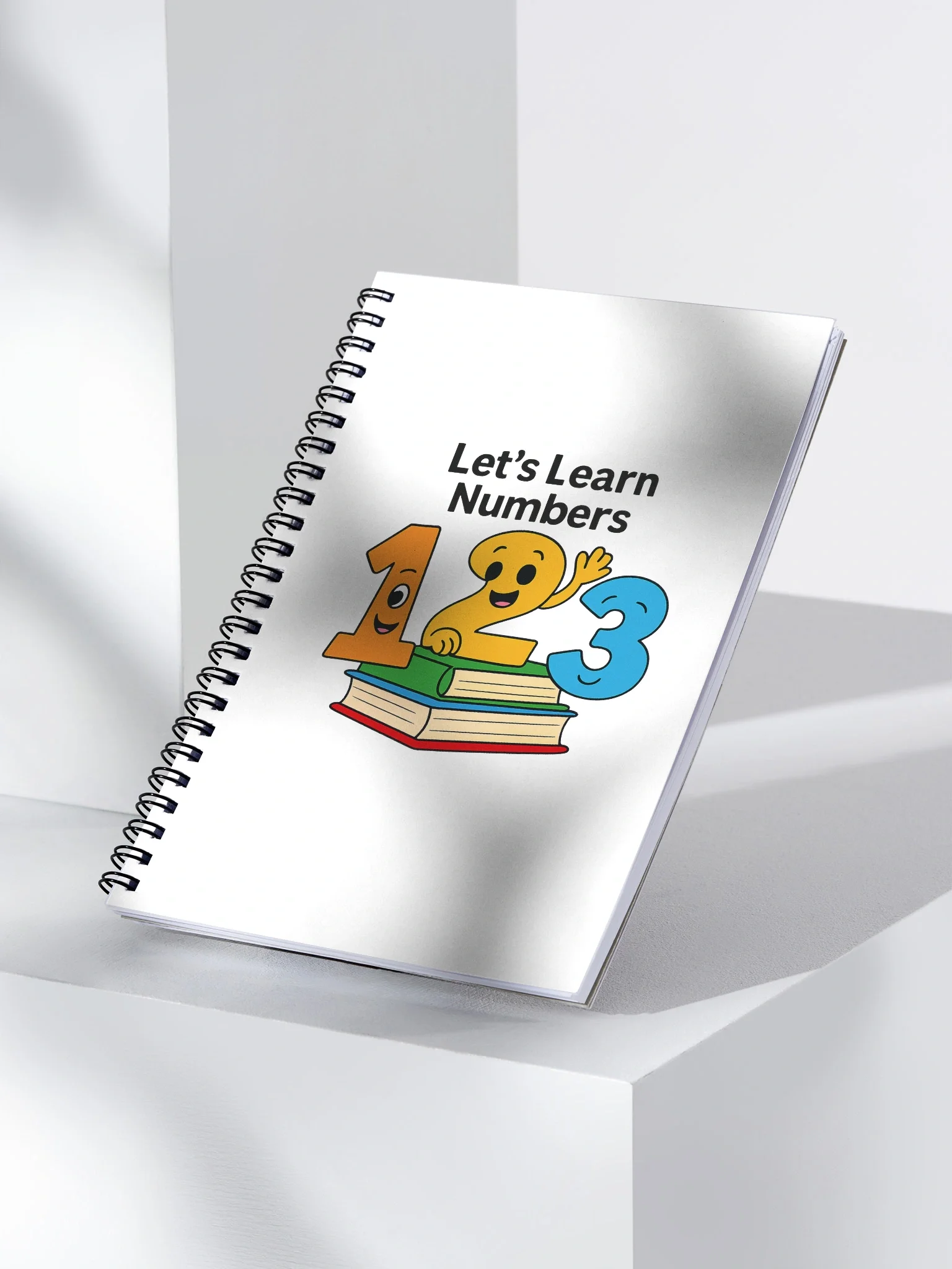 Let's Learn Numbers Spiral Notebook product image (3)