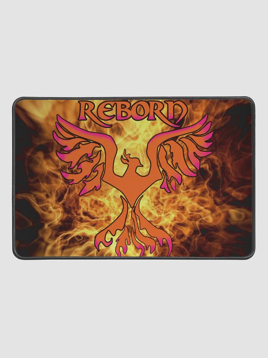 Fire Phoenix Rebirth Desk Mat 12”x 18” product image (1)