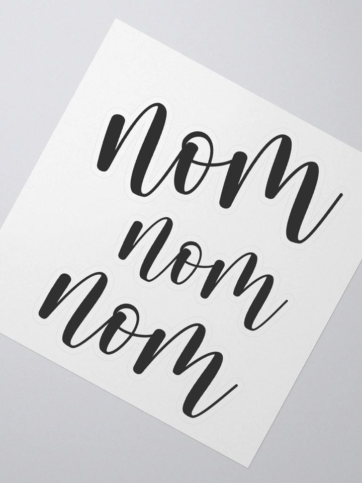 Nom Nom Nom Sticker product image (2)