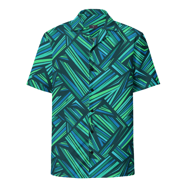 Aqua Angles | Unisex Hawaiian Shirt product image (2)