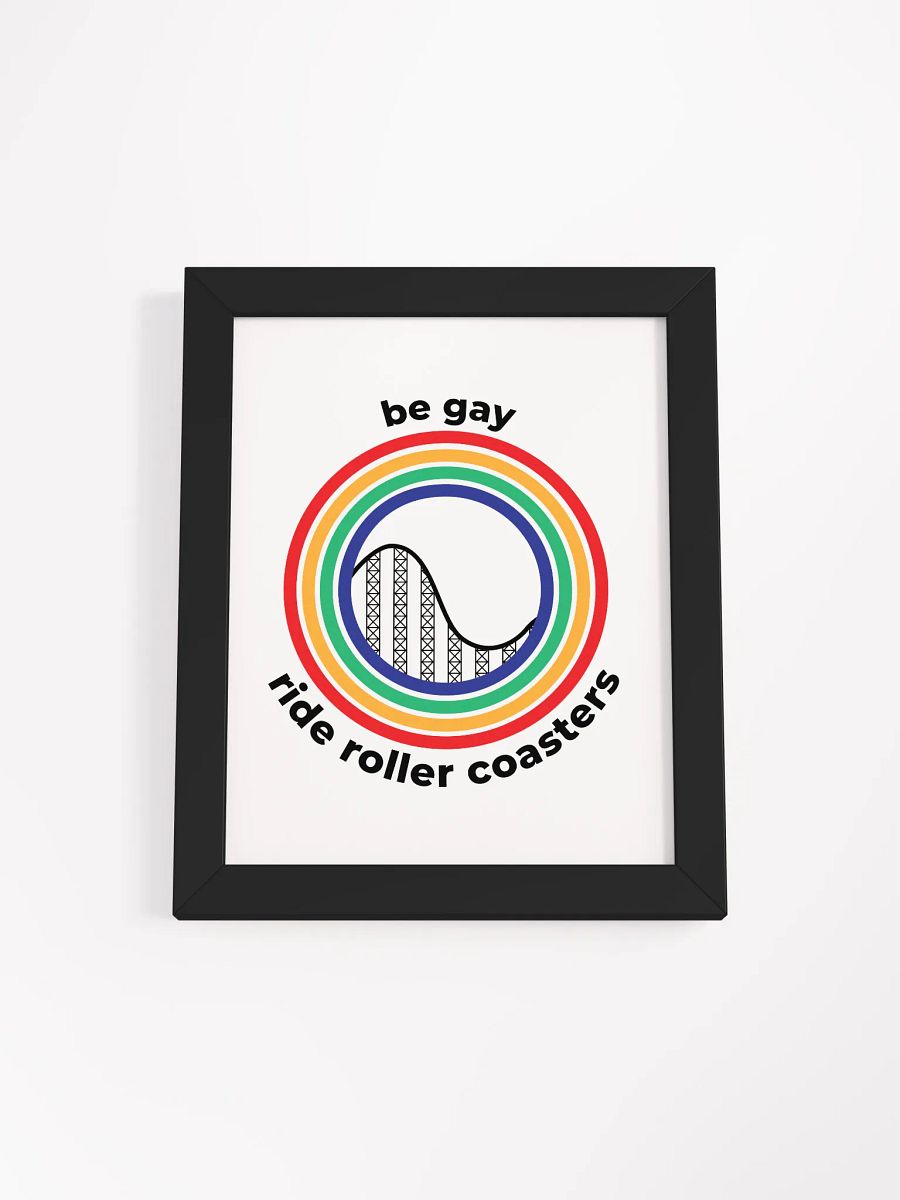 Be Gay Ride Roller Coasters - Print product image (5)