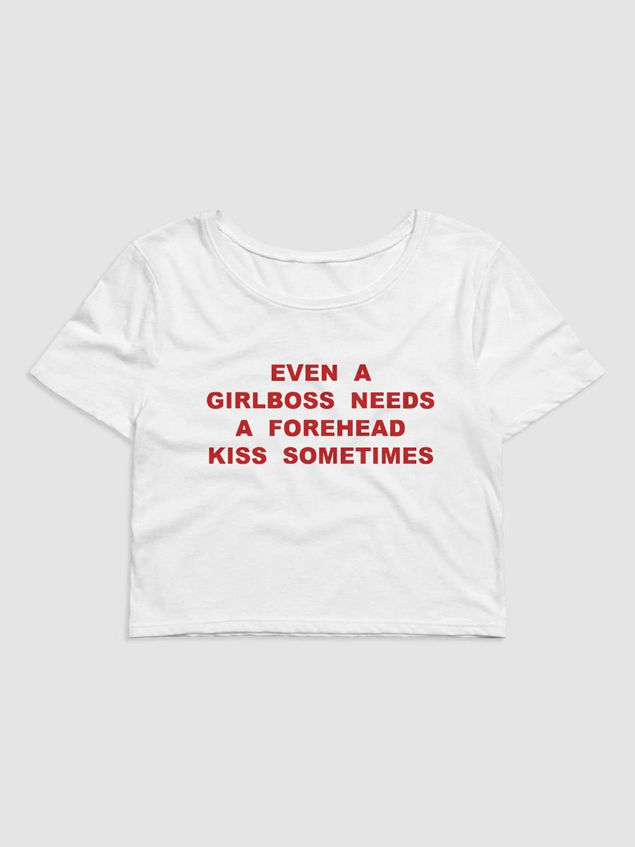 Girlboss Forehead Kiss - Baby Tee product image (1)