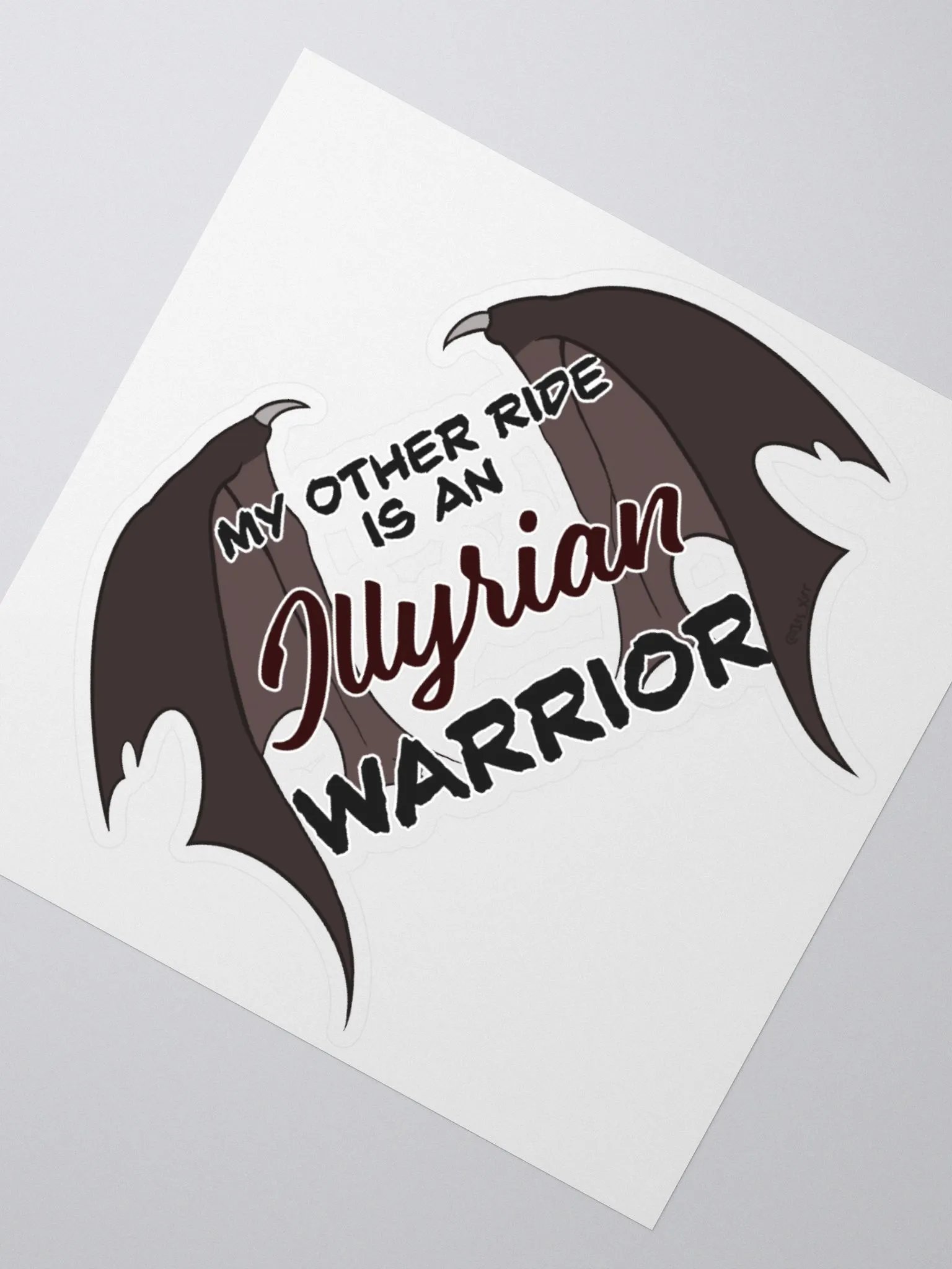 #Booktok - Illyrian Warrior Sticker product image (6)
