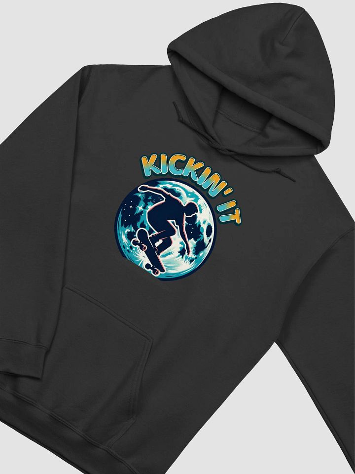 Kickin It Skateboarder Moonlight Skate Hoodie product image (2)
