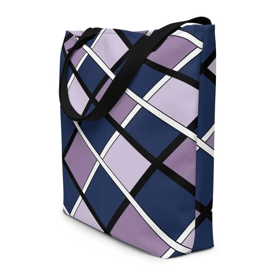Vibrant Geometric Grid All-Over Tote Bag product image (8)