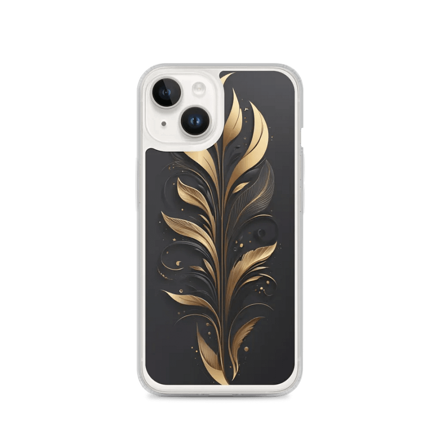 MagSafe® Clear Case for iPhone® – The golden Leaves product image (4)