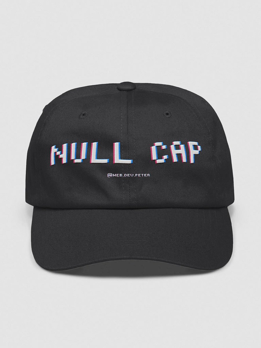"NULL CAP" Glitch Dad Hat product image (1)