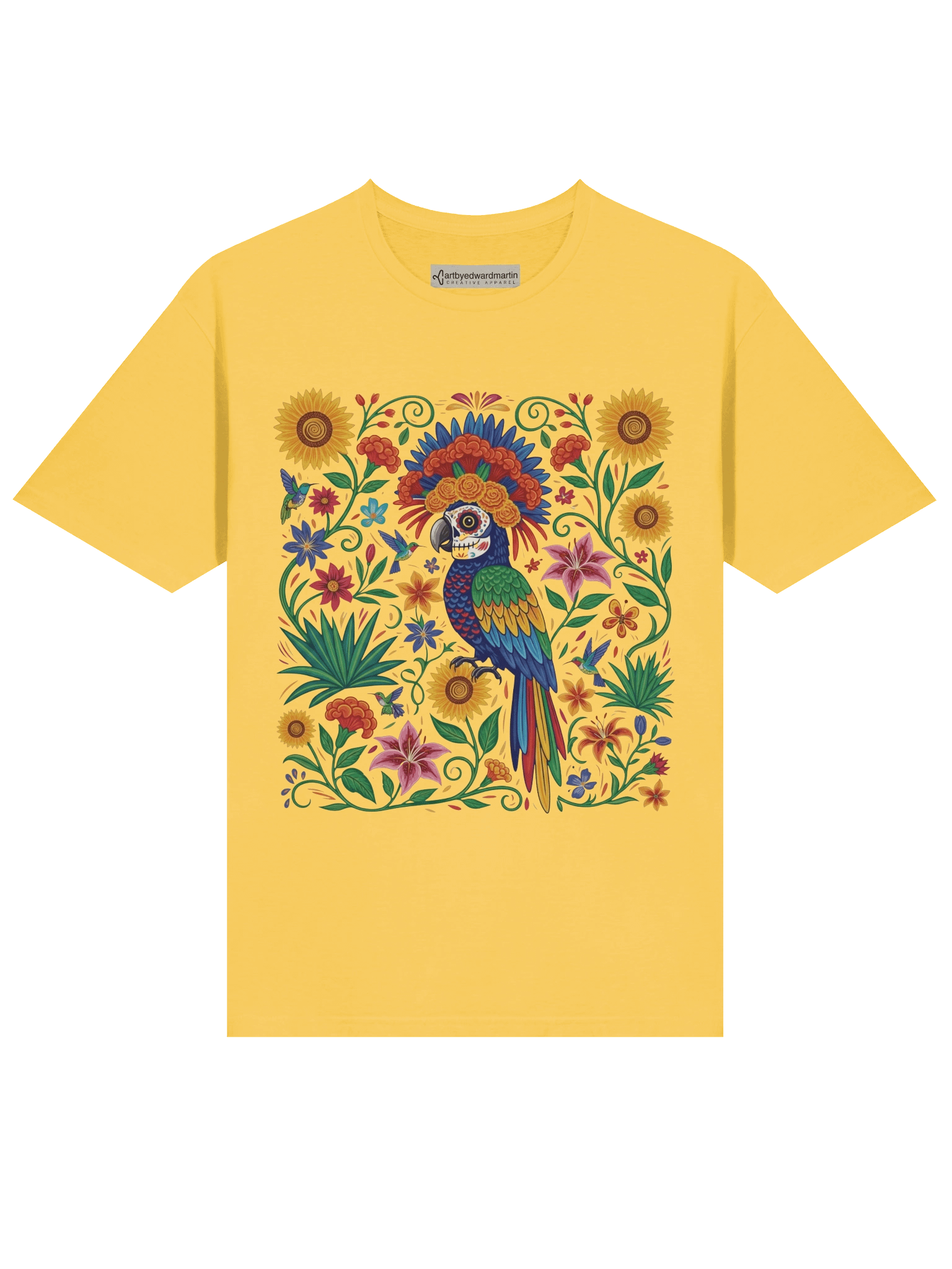 Parrot Dia de Muertos Unisex T-Shirt product image (172)