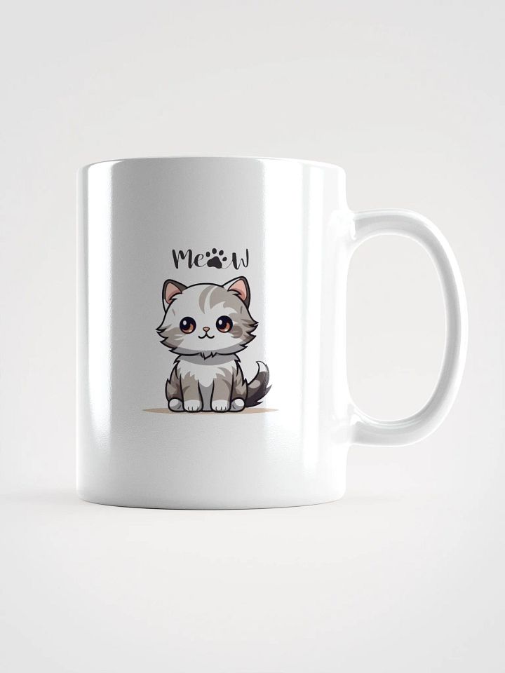 Poor Cat White Glossy Mug product image (2)