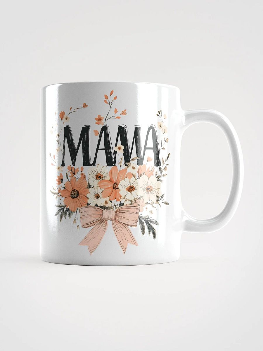 Floral Mama White Glossy Mug product image (1)