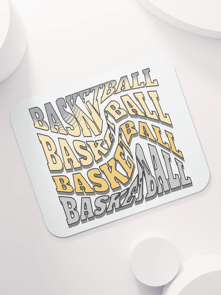 Mess Swirl Basketball Blast Mouse Pad product image (5)