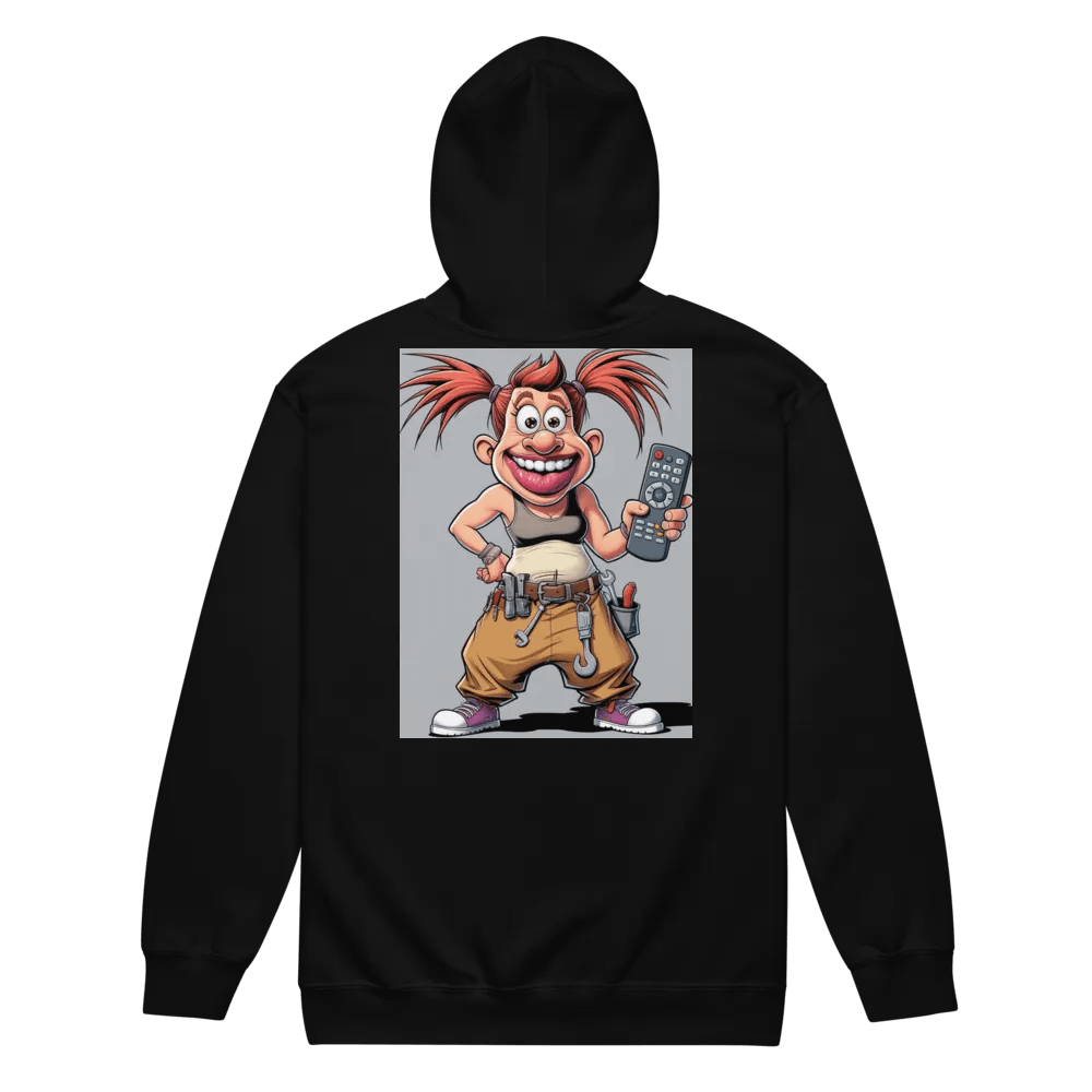 Handyman Cartoon Zip Hoodie product image (5)