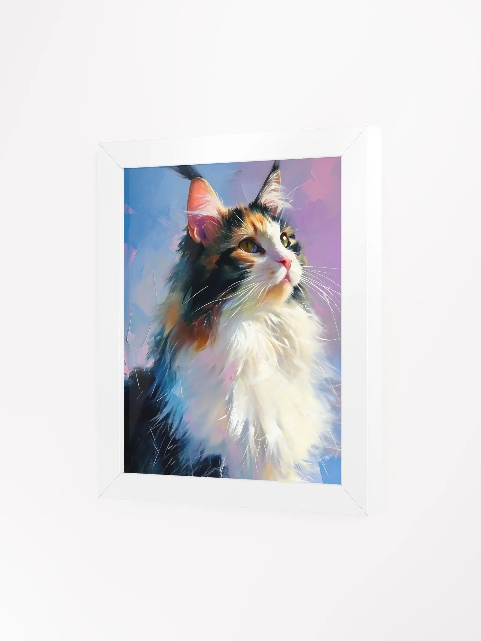 Calico Dream - Framed Matte Cat Art product image (3)