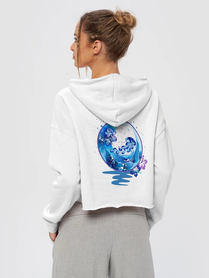 Lunar Jellyfish Cropped Hoodie product image (2)