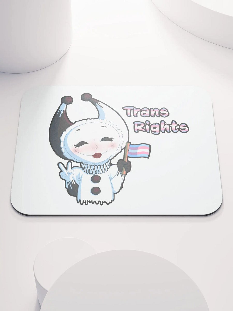 Pierrot Trans Rights Mouse Pad product image (1)