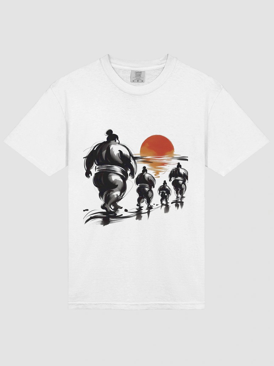 Sumo Sunset Silhouette T-Shirt product image (10)