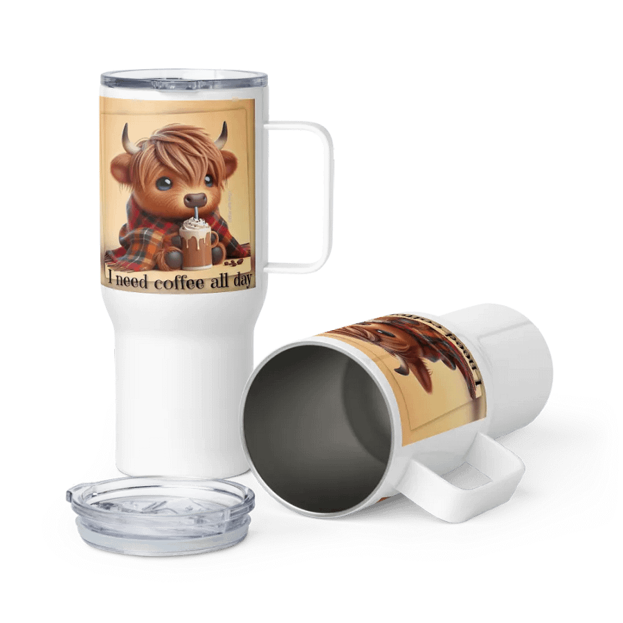 Coffee Cow Travel Mug product image (6)