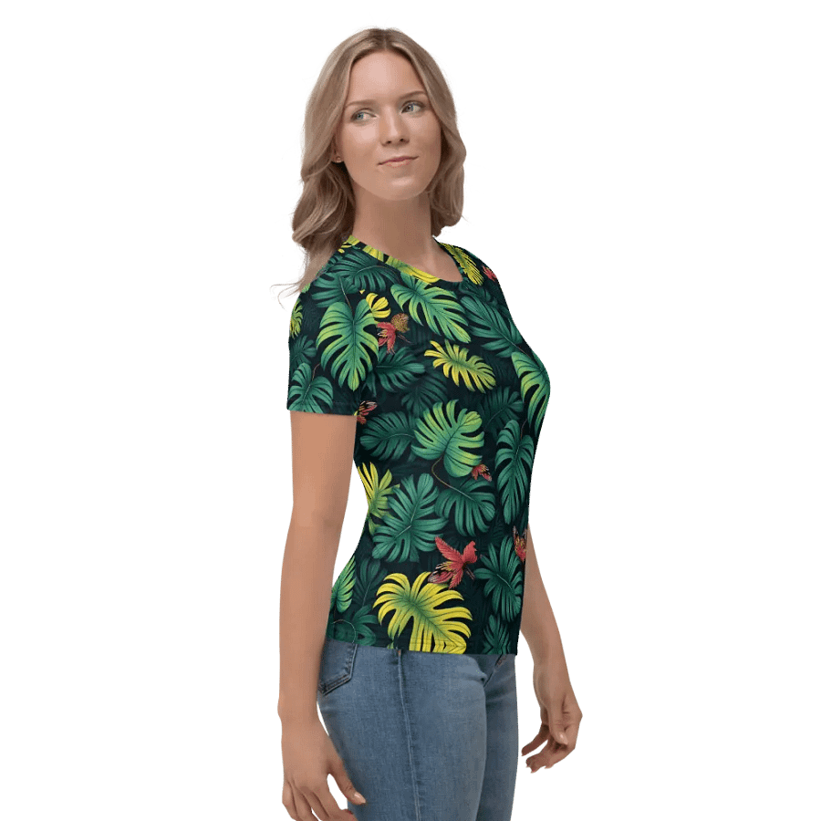 Tropical Jungle Dreams Women's Crew Neck Tee product image (3)