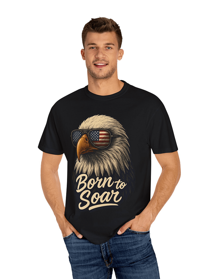 Born to Soar Bald Eagle Sunglasses T-Shirt product image (2)