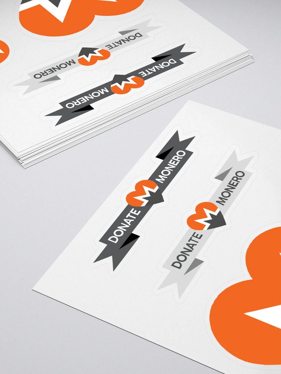 Donate Monero Stickers product image (4)