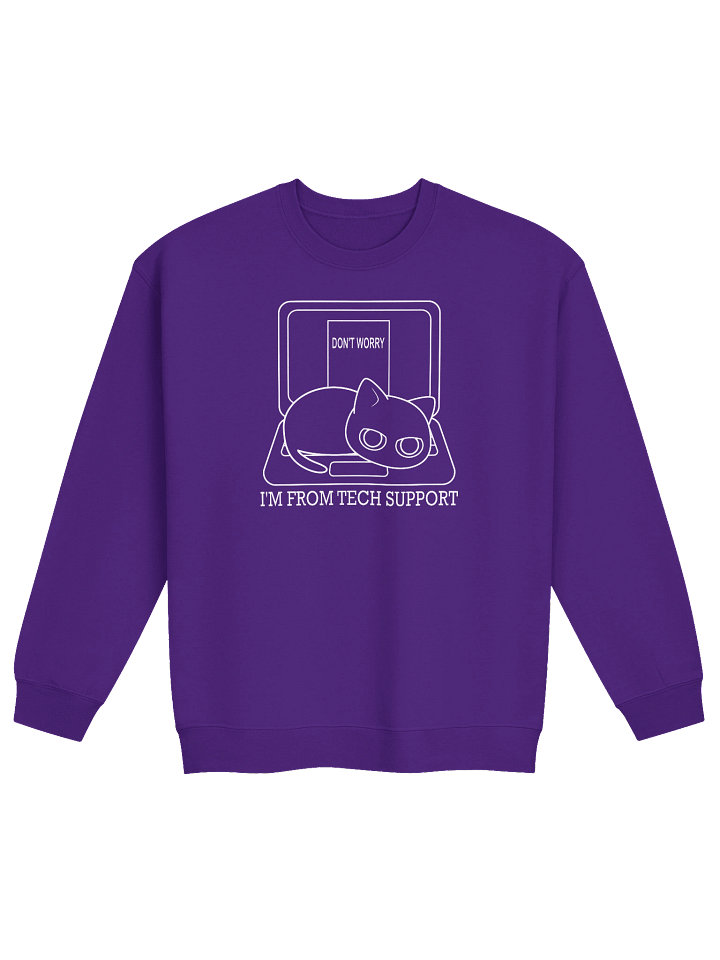 Cat on Laptop - Unisex Adult Sweatshirt product image (19)