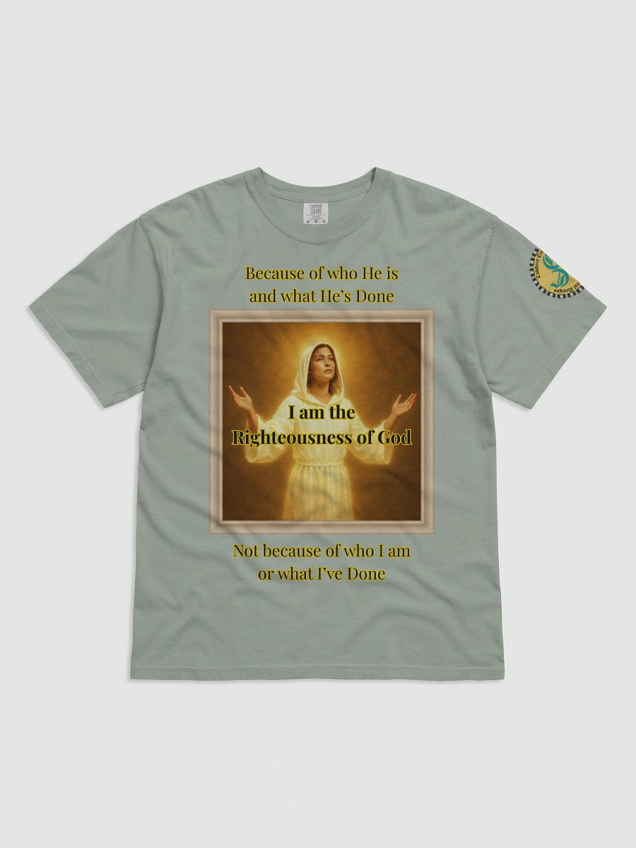 I am the Righteousness of God (Female) Comfort Colors Garment-Dyed Heavyweight T-Shirt Colors (4) product image (1)