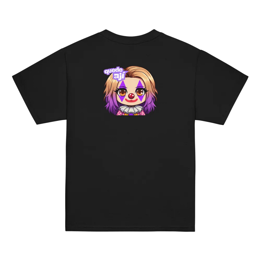 Customizable Basic Kids Shirt (Quede Aji Art + White Logo) product image (4)