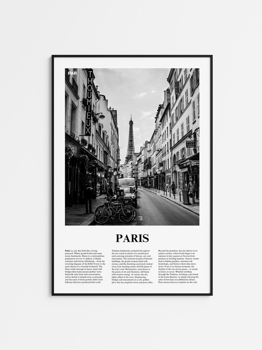 Paris 04 Newspaper Poster product image (1)