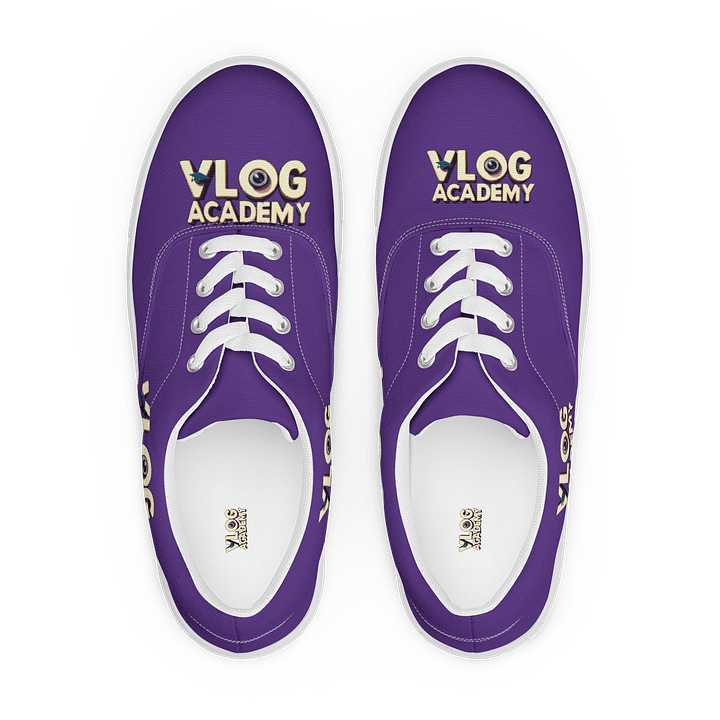 Vlog Academy Women's Lace-Up Canvas Shoes product image (1)
