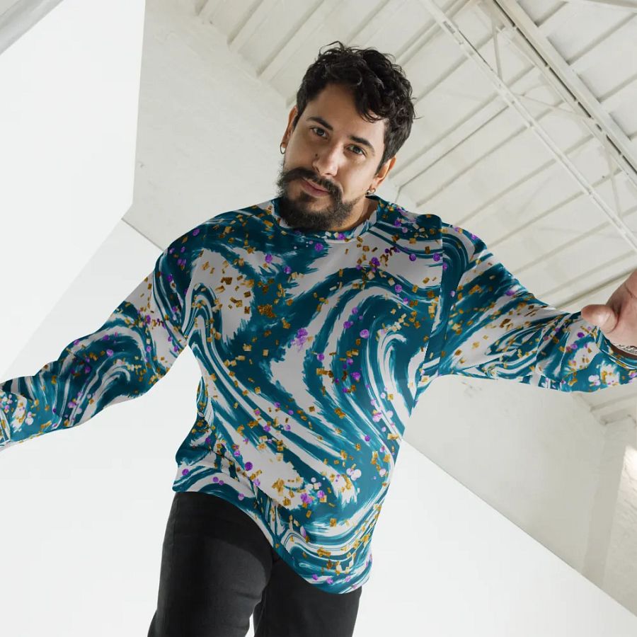 Marbled Movement Unisex Sweatshirt product image (5)