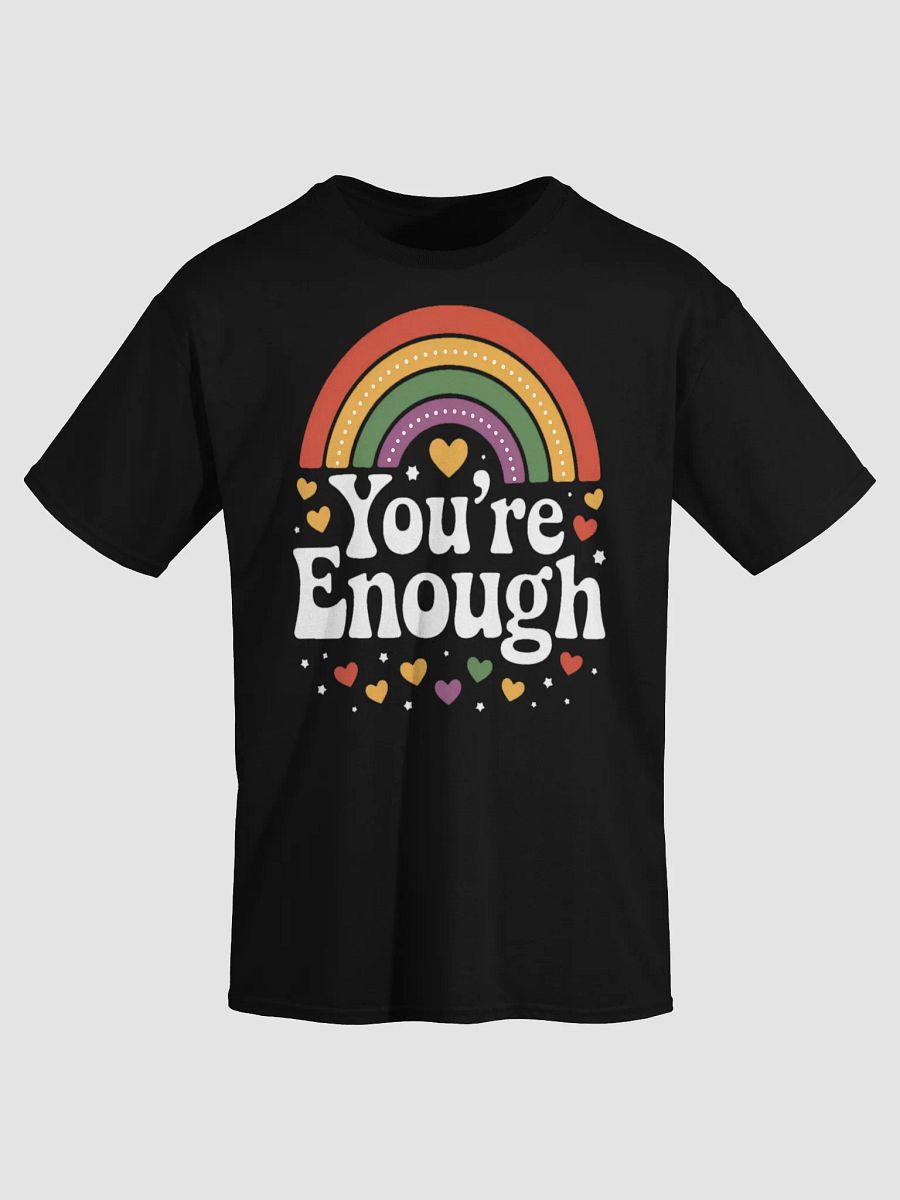 You're Enough Retro Rainbow Pride T-Shirt product image (15)