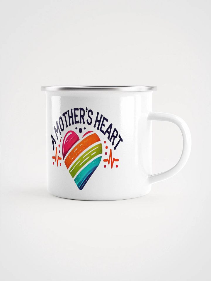 A Mother's Heart Enamel Mug product image (1)