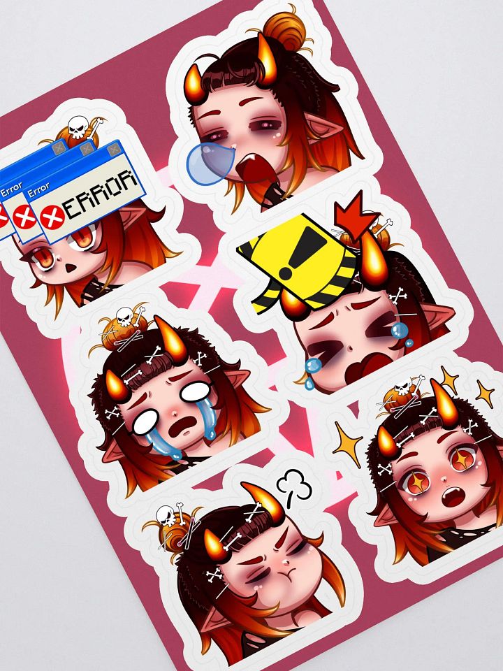 Emote Sticker Sheet 3 product image (2)