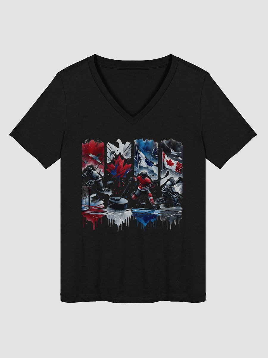 Ice Rink Symphony Women's V-Neck Tee product image (1)