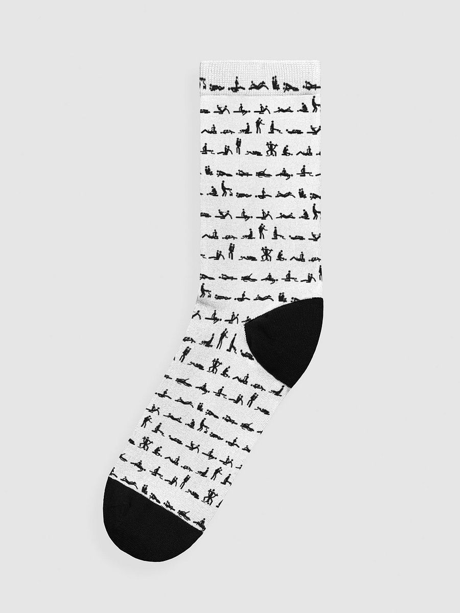 48 Ways to Sunshine B&W | Premium Sustainable Crew Socks product image (3)