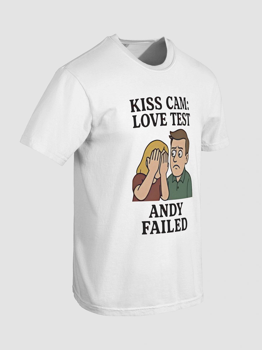 Viral Coldplay Concert Meme Tee, Kiss Cam Love Test Andy Failed Shirt product image (3)