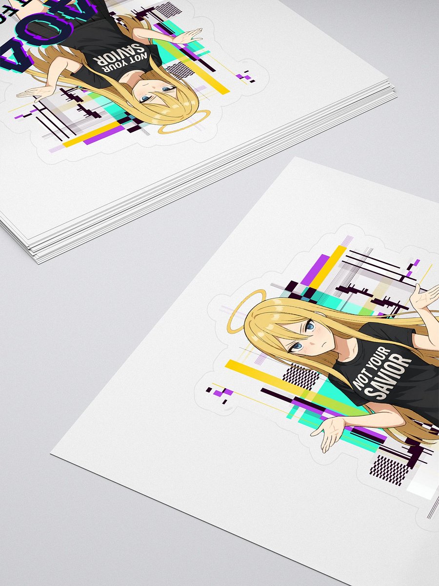 "Not Your Savior" Sticker product image (4)