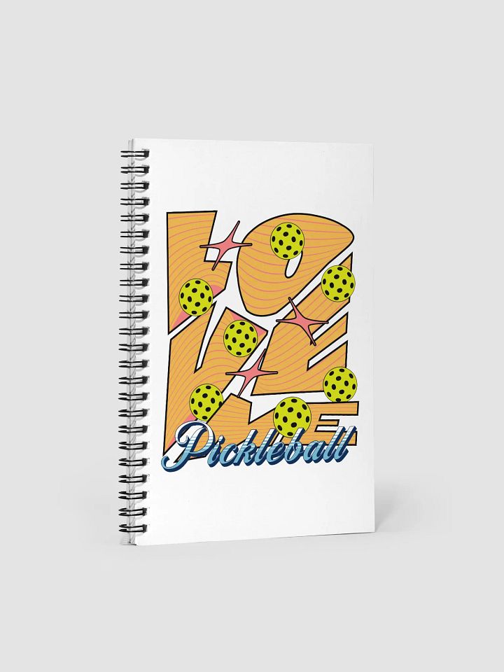 Love Me Pickleball Spiral Notebook product image (2)
